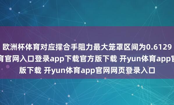 欧洲杯体育对应撑合手阻力最大笼罩区间为0.6129-0.63-开yun体育官网入口登录app下载官方版下载 开yun体育app官网网页登录入口