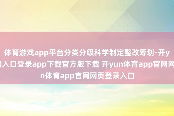体育游戏app平台分类分级科学制定整改筹划-开yun体育官网入口登录app下载官方版下载 开yun体育app官网网页登录入口