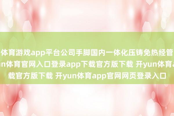 体育游戏app平台公司手脚国内一体化压铸免热经管合金材料的先驱-开yun体育官网入口登录app下载官方版下载 开yun体育app官网网页登录入口